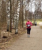 Essi  Kilpeläinen voitti Naisten Maratonin HSM2018. Kuva: Maarit Ahola